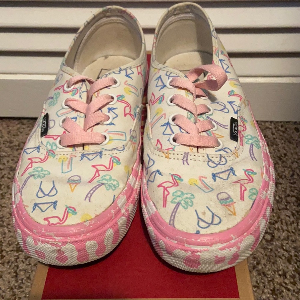 Ice cream dripping summer Vans